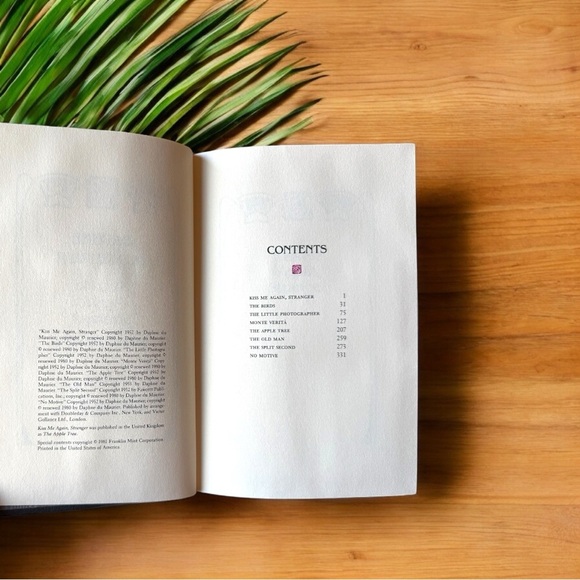 Franklin Library Kiss Me Again, Stranger Daphne du Maurier 1981 Hardcover - Picture 12 of 14